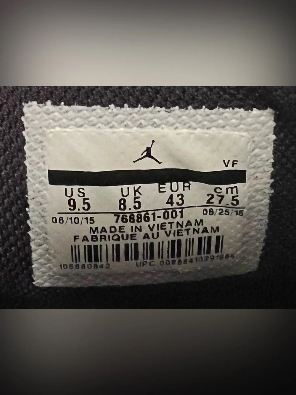 USED Air Jordan 1.5 High 